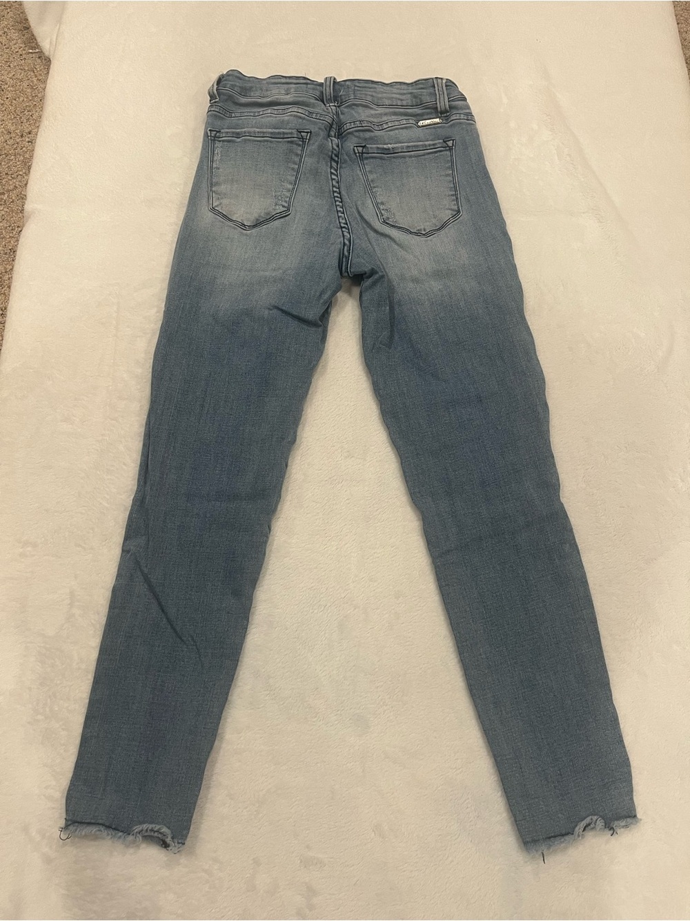 KanCan Distressed Moto Skinny Jeans - Size 27 / 7 - Picture 2 of 9